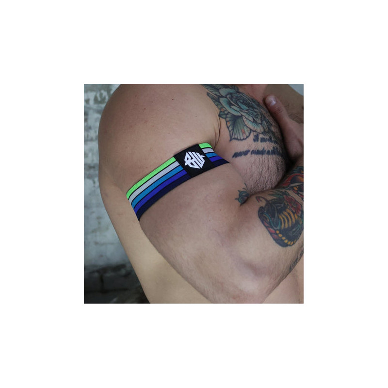 Breedwell Brassards Retro Remix Bleus x2